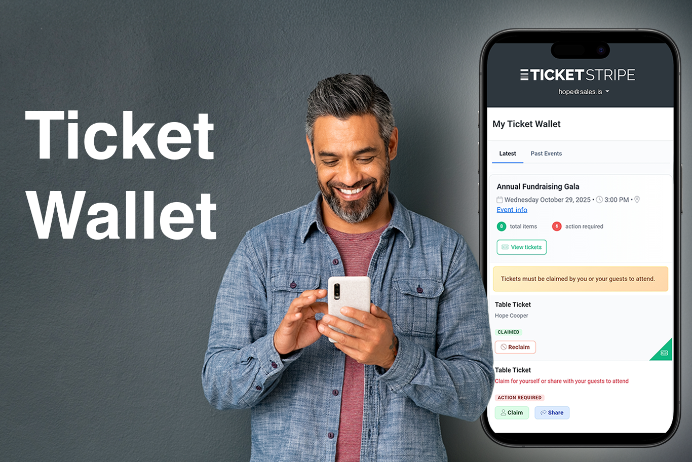 TicketStripe Ticket Wallet